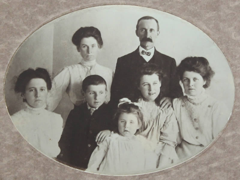 Williams family from Gwynfe